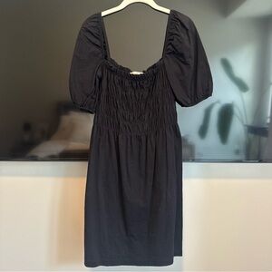 Casual Black Mini Dress